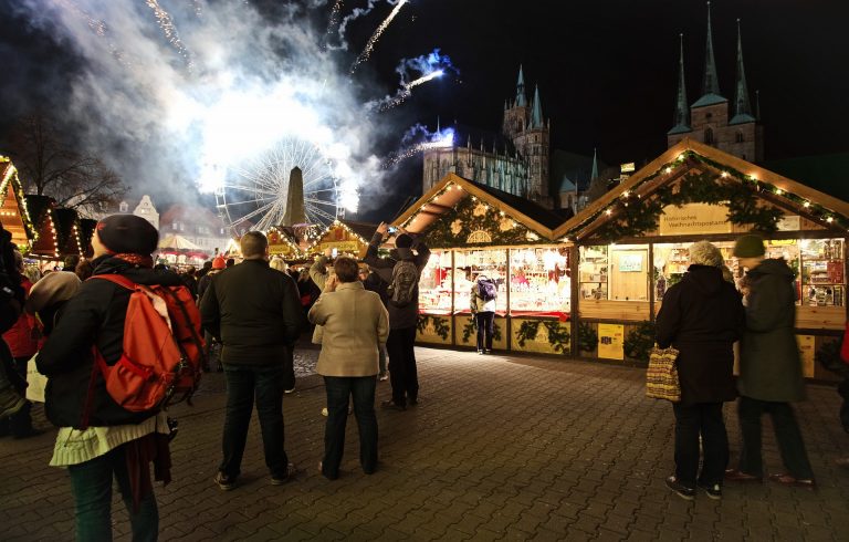 Weihnachtsmarkt Erfurt Riesenrad