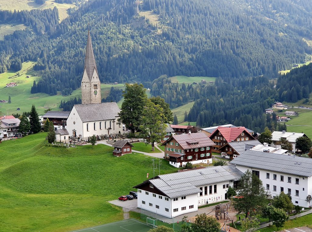 Blick auf Mittelberg